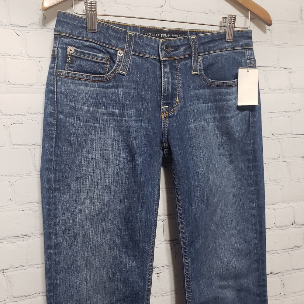 Big Star 1974 NWT Sz 26R Remy Boot Low Rise Jeans - Picture 11 of 16